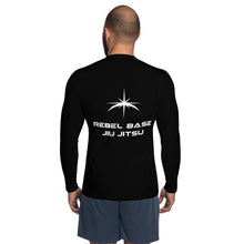 Load image into Gallery viewer, Rebel Base Men's White Rank Rash Guard