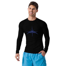 Load image into Gallery viewer, Rebel Base Men's Rashguard Blue