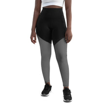 Load image into Gallery viewer, CrossFit Culver City leggings black/gray