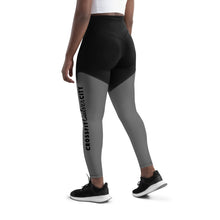 Load image into Gallery viewer, CrossFit Culver City leggings black/gray