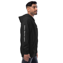 Load image into Gallery viewer, "Eager To Be Kind"  fleece zip up hoodie