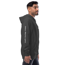 Load image into Gallery viewer, "Eager To Be Kind"  fleece zip up hoodie
