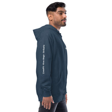 Load image into Gallery viewer, "Eager To Be Kind"  fleece zip up hoodie