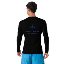 Load image into Gallery viewer, Rebel Base Men&#39;s Rashguard Blue
