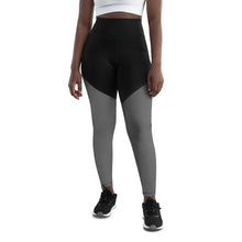 Load image into Gallery viewer, CrossFit Culver City leggings black/gray
