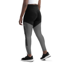 Load image into Gallery viewer, CrossFit Culver City leggings black/gray
