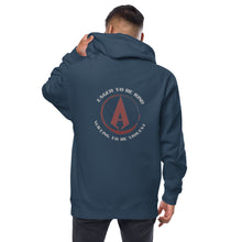 Load image into Gallery viewer, &quot;Eager To Be Kind&quot;  fleece zip up hoodie
